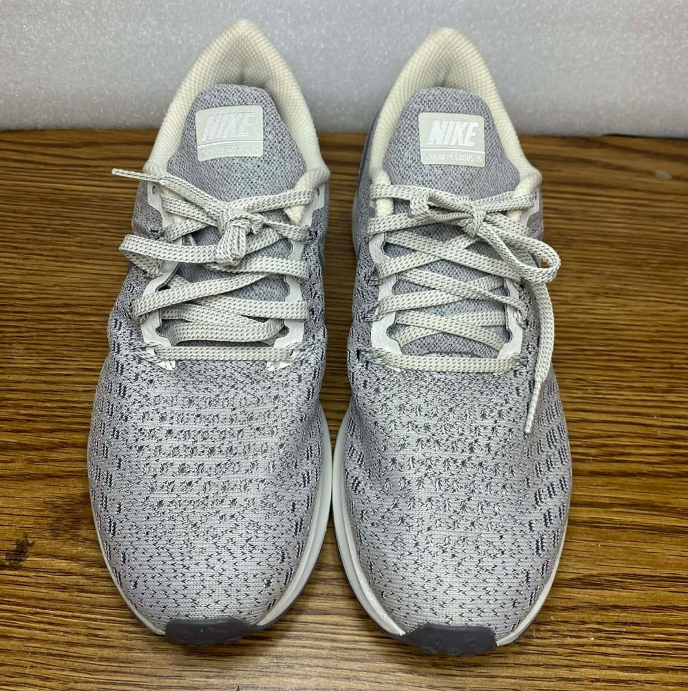 Nike Air Zoom Pegasus 35 Women’s Size 8.5M Gray Laced Up Running Shoes Sneakers